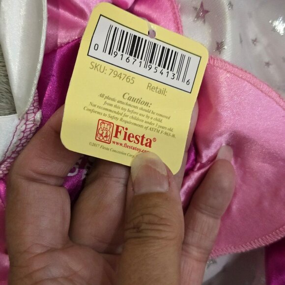 Fiesta Great Wolf lodge 16" Violet the Wolf NWT Pink dress and undies tags plush - Picture 11 of 11